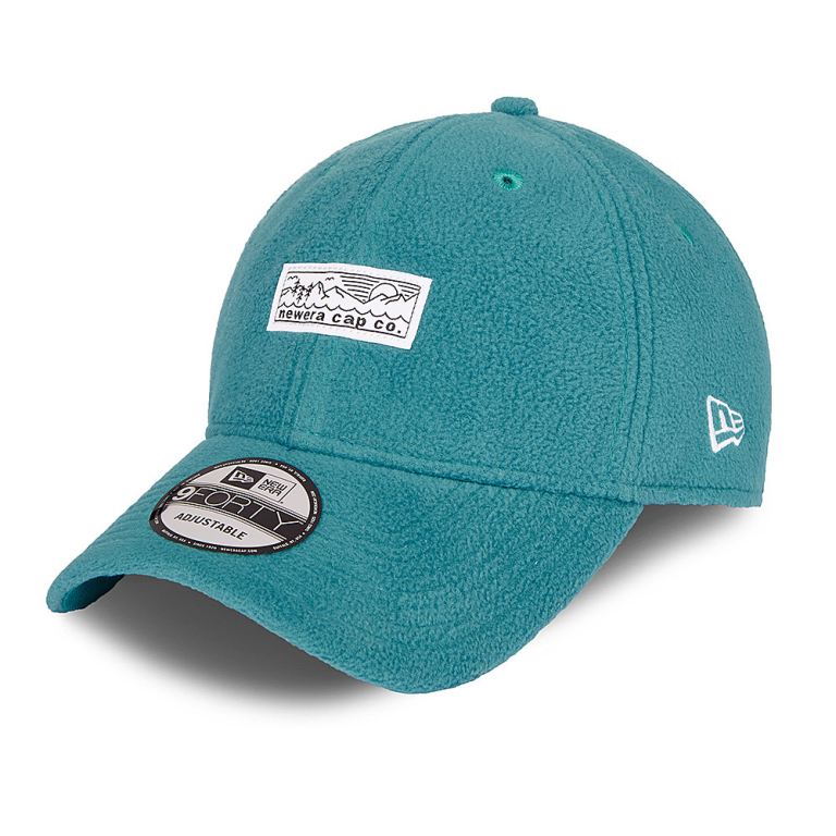 Gorras New Era 9forty Azules - New Era Micro Fleece Unstructu Teal 24690QCTD